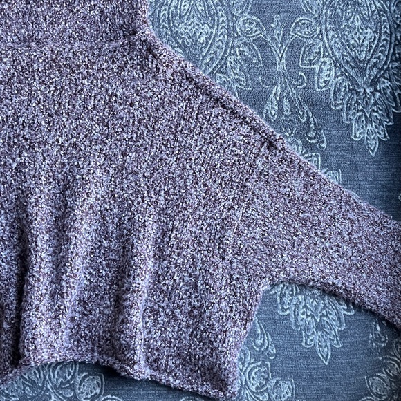 Free People BFF Cowl Neck Sweater Grape Hyancith M - Picture 10 of 10